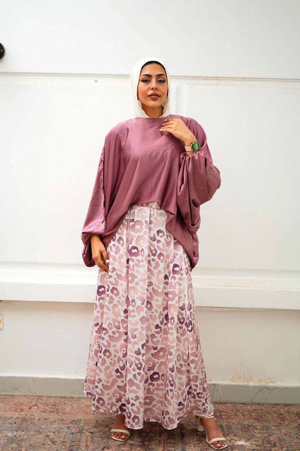 Flora Silk Skirt image 25