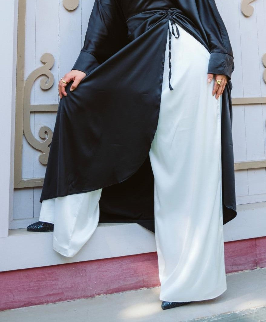 Silk Wide-Leg Pants image 4