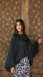 Leopard Silk Skirt image 3