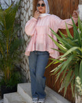 Shimmer Blouse - Pink
