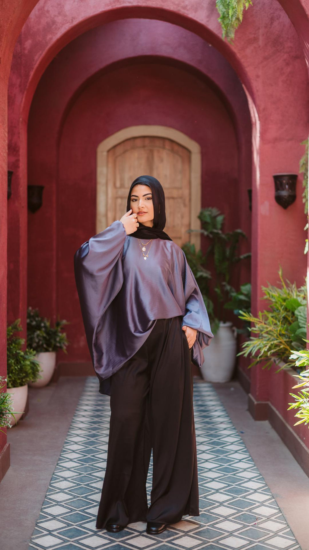 PuffSilk Blouse - Gray