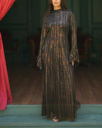 Metallic Corset Dress