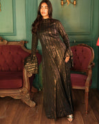 Metallic Corset Dress