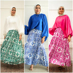 PuffSilk Blouse - Hot Pink