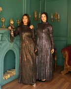 Metallic Corset Dress