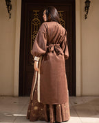 Golden Stitch Embroidered Skirt