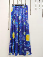 Flora Silk Skirt image 31