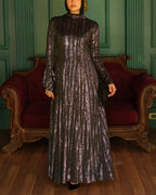 Metallic Corset Dress