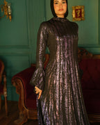 Metallic Corset Dress