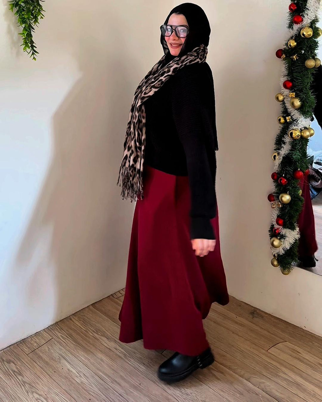 PantaSkirt 2.1 – Winter Edition - Maroon, Medium image