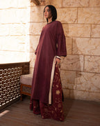 Golden Stitch Embroidered Skirt