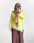 Lace T-Shirt Yellow