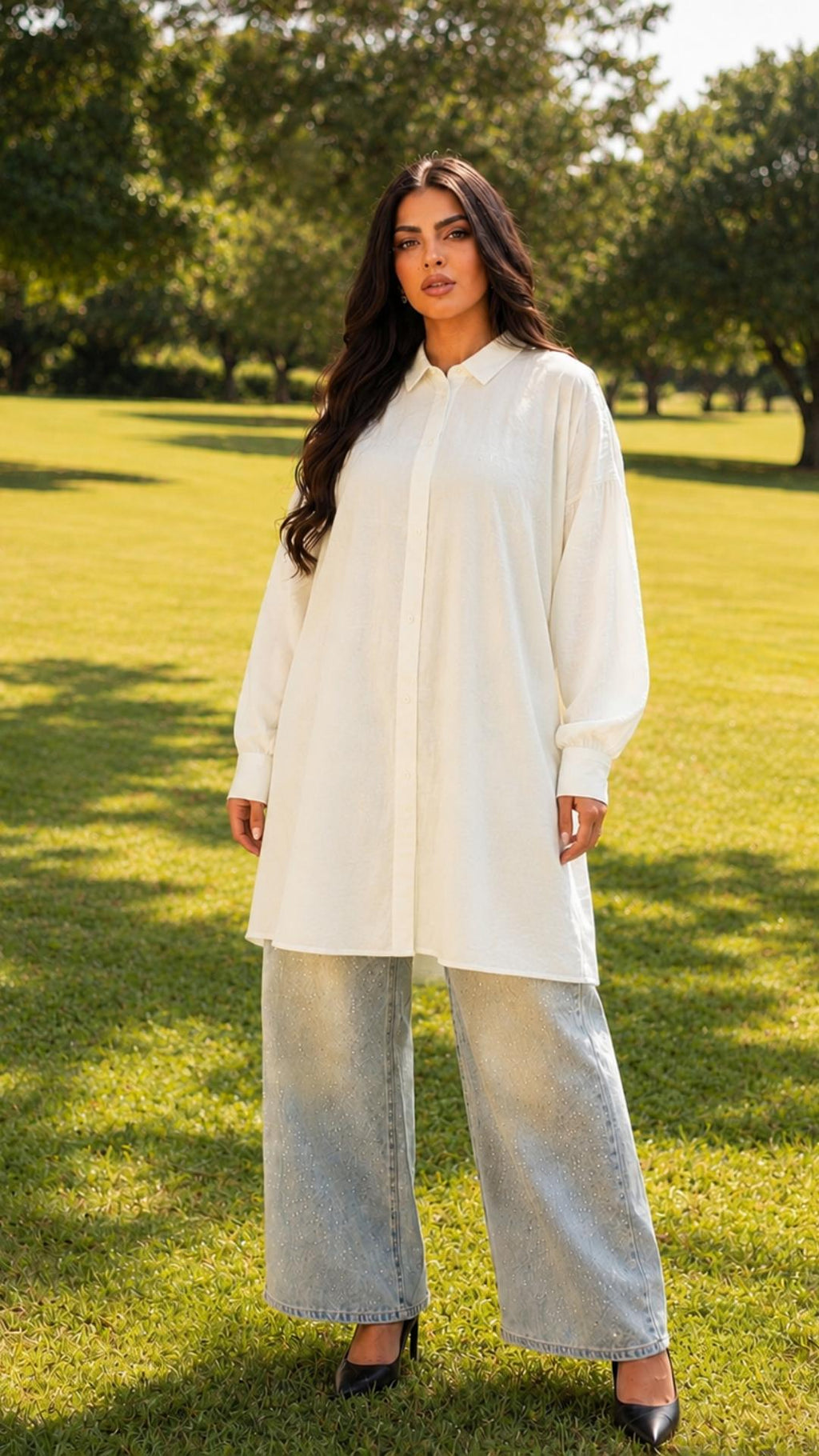Oversized Linen Shirt