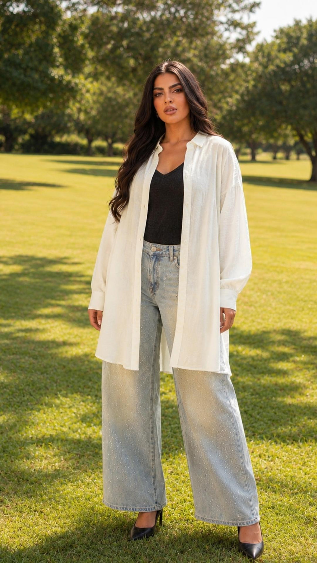 Oversized Linen Shirt