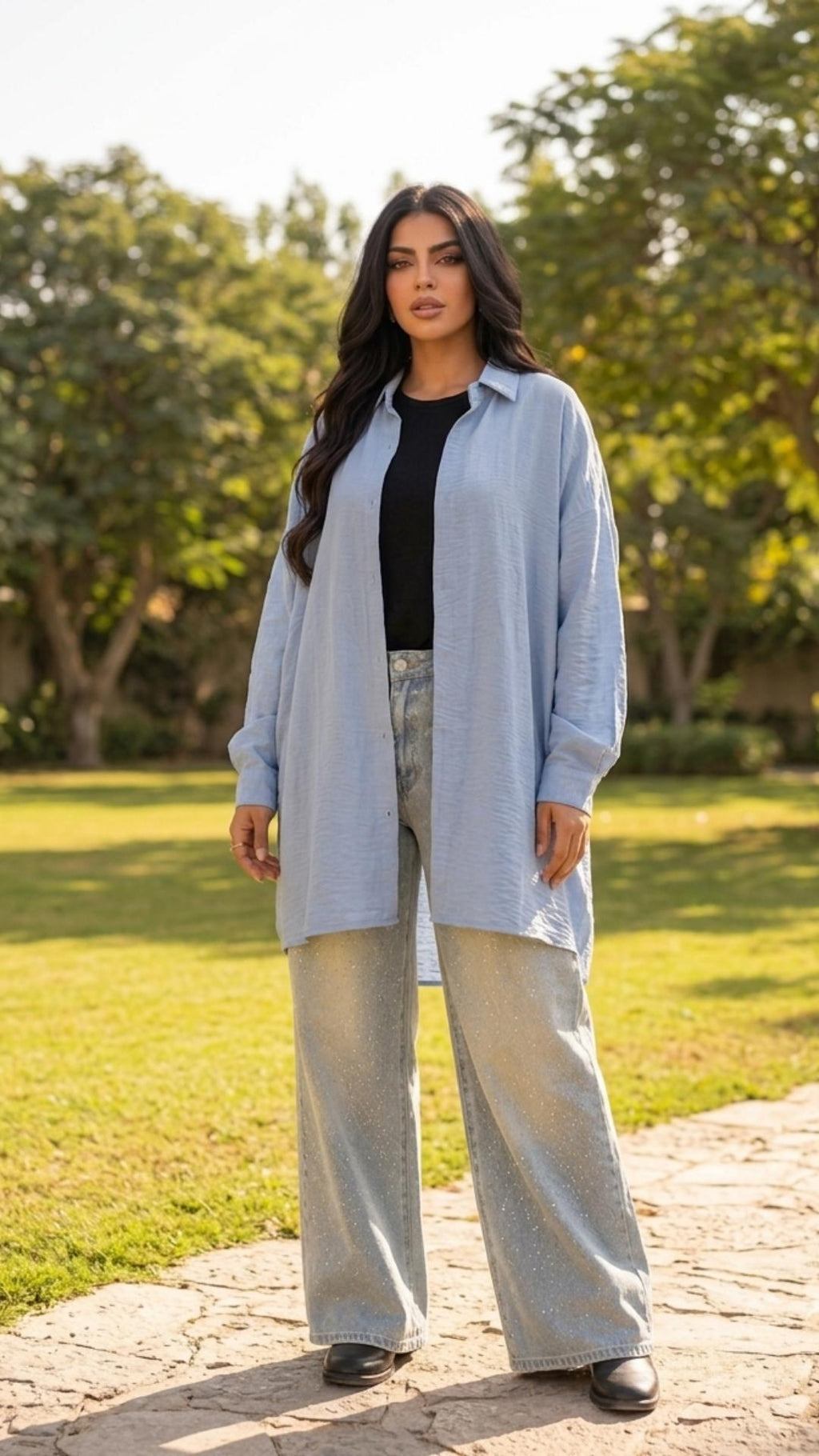 Oversized Linen Shirt