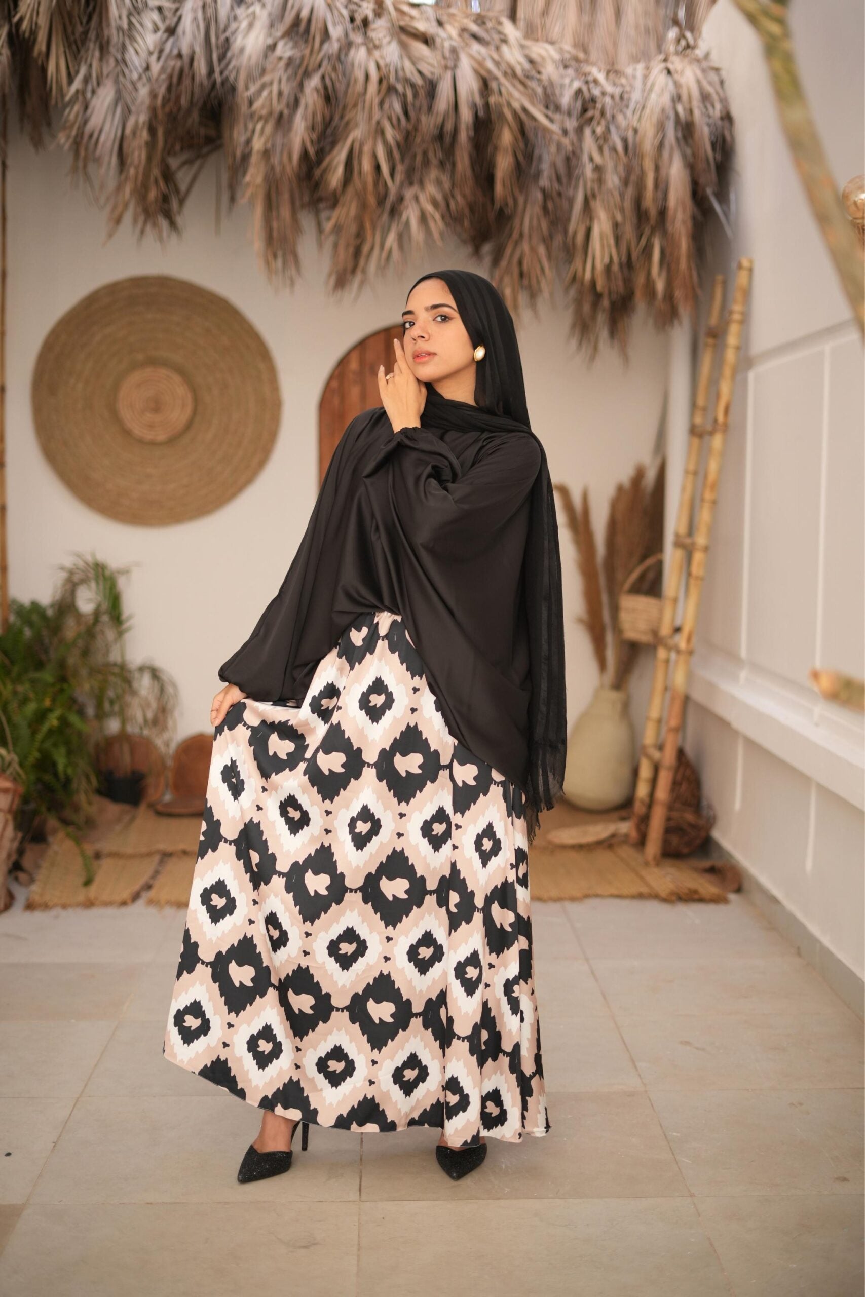 Black Waves Skirt image 0
