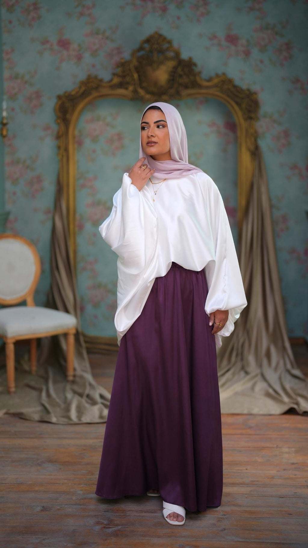 Luna Silk Skirt image 8