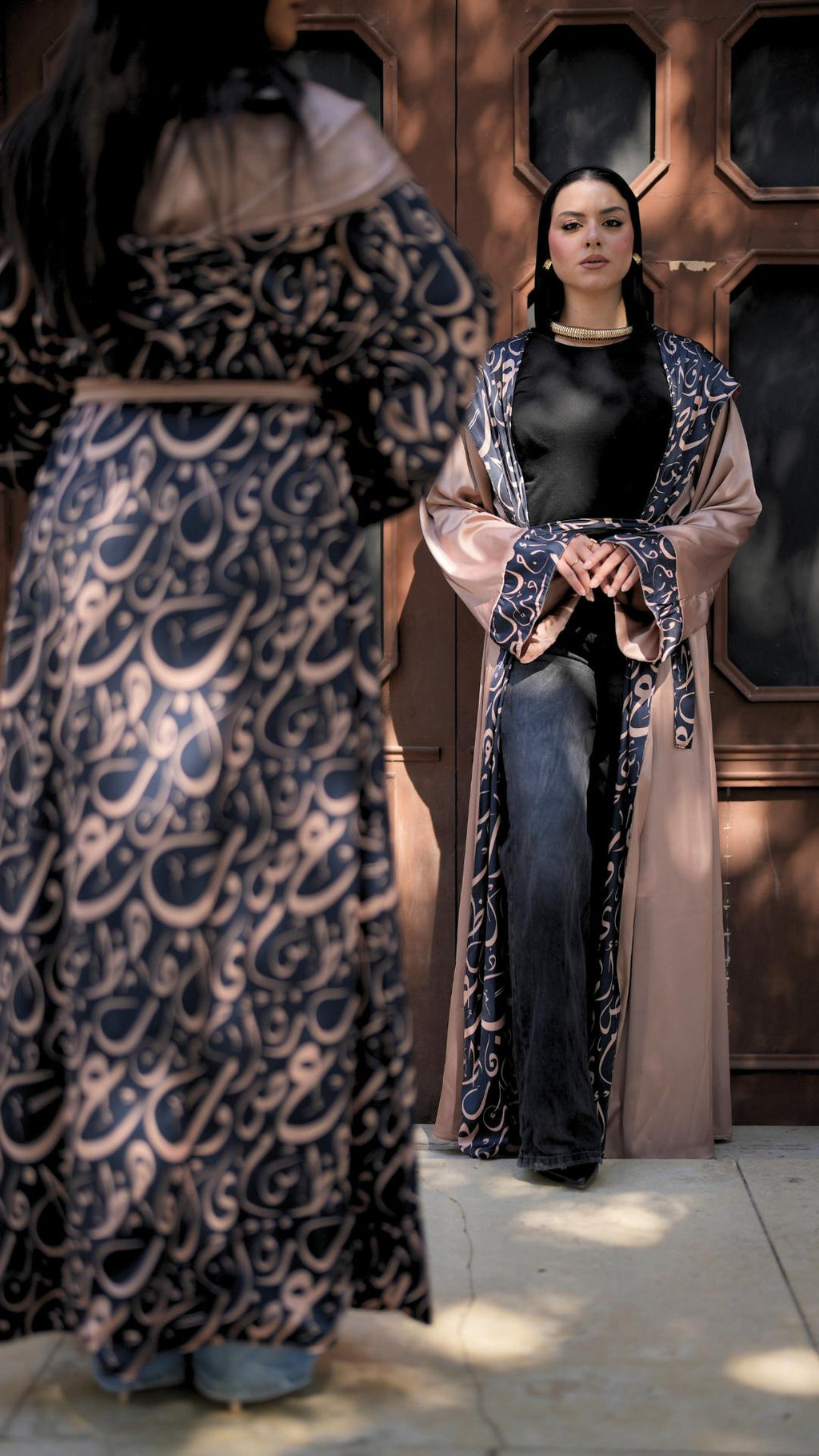 Layali Double-Faced Kaftan image 4