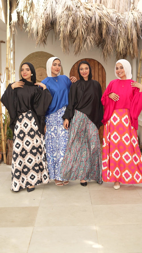Flora Silk Skirt image 1