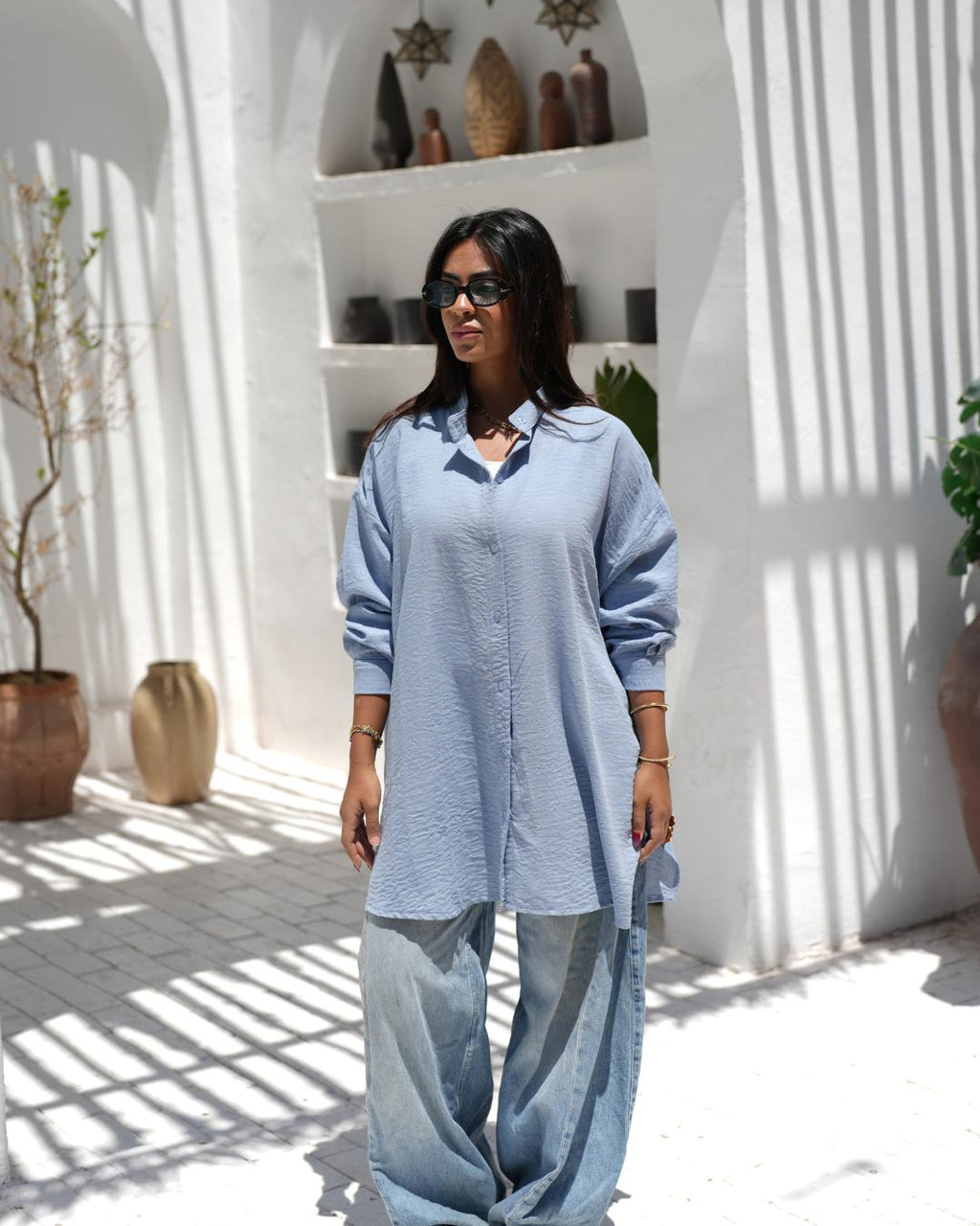 Oversized Linen Shirt