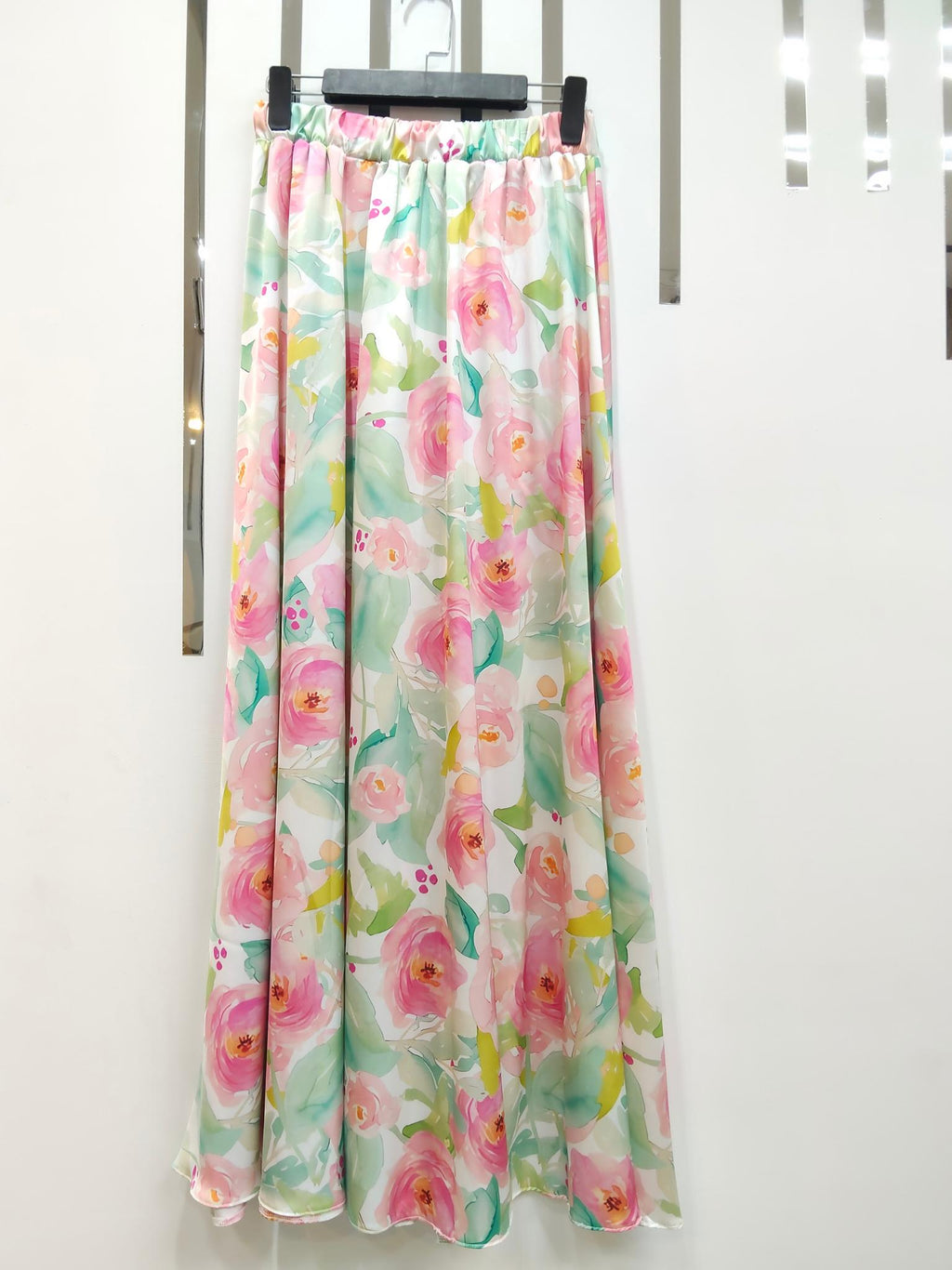 Flora Silk Skirt image 29