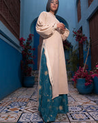 Golden Stitch Embroidered Skirt