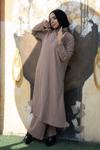 Tricot 2pcs Maxi Set - Coffee, X-Large image