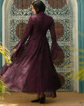Royal Lace Gown - Purple