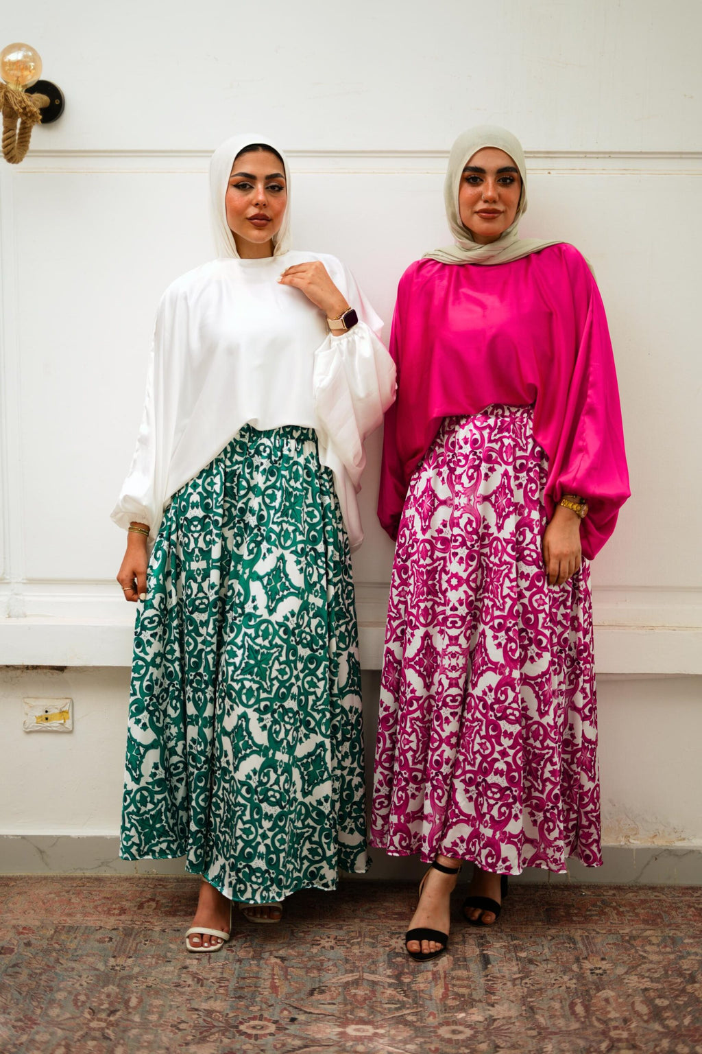 Flora Silk Skirt image 24