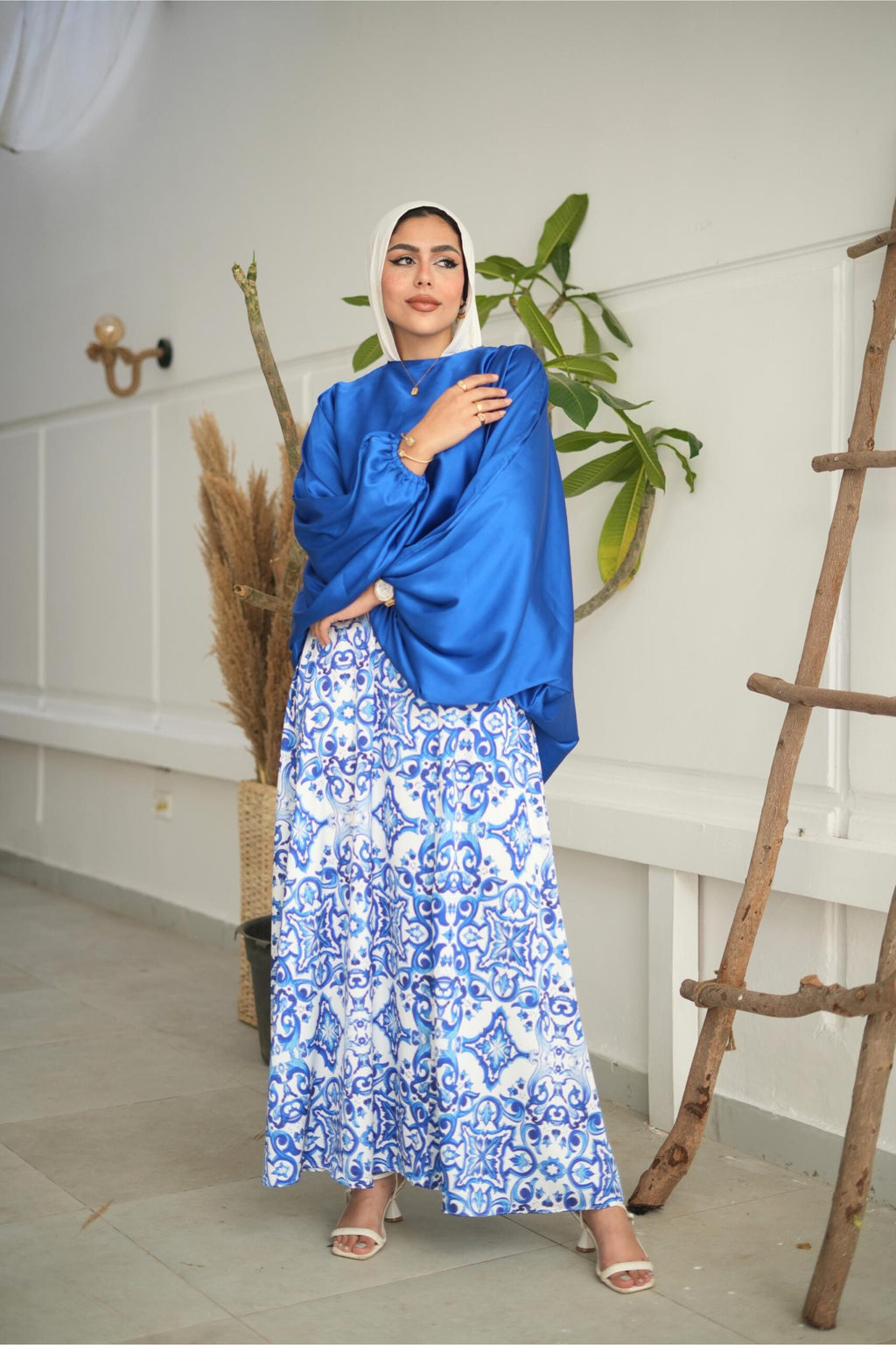 Flora Silk Skirt image 9