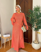 Sunkissed Mesh Dress - Coral