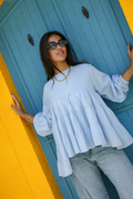 Shimmer Blouse - Blue