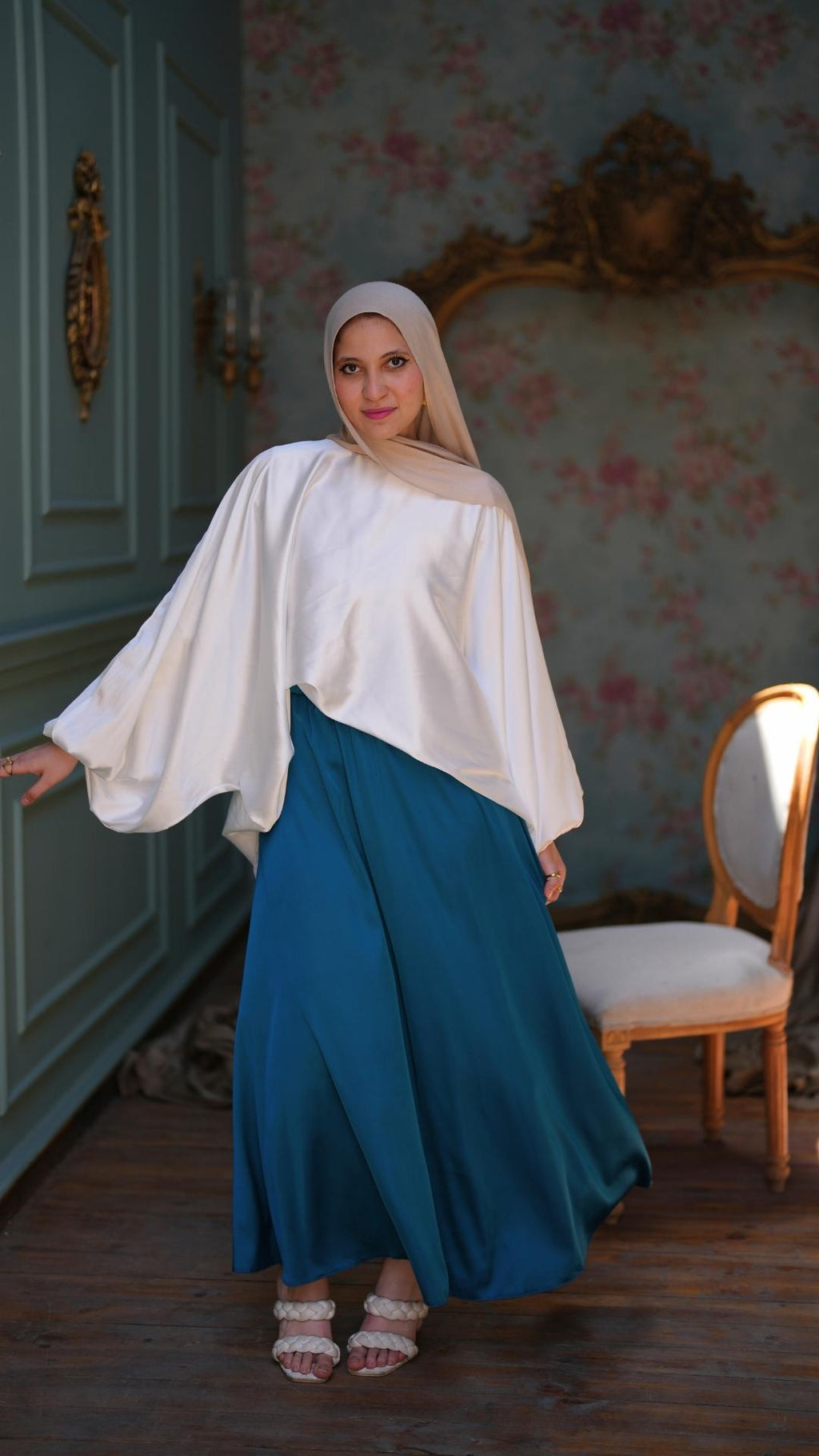Luna Silk Skirt image 1