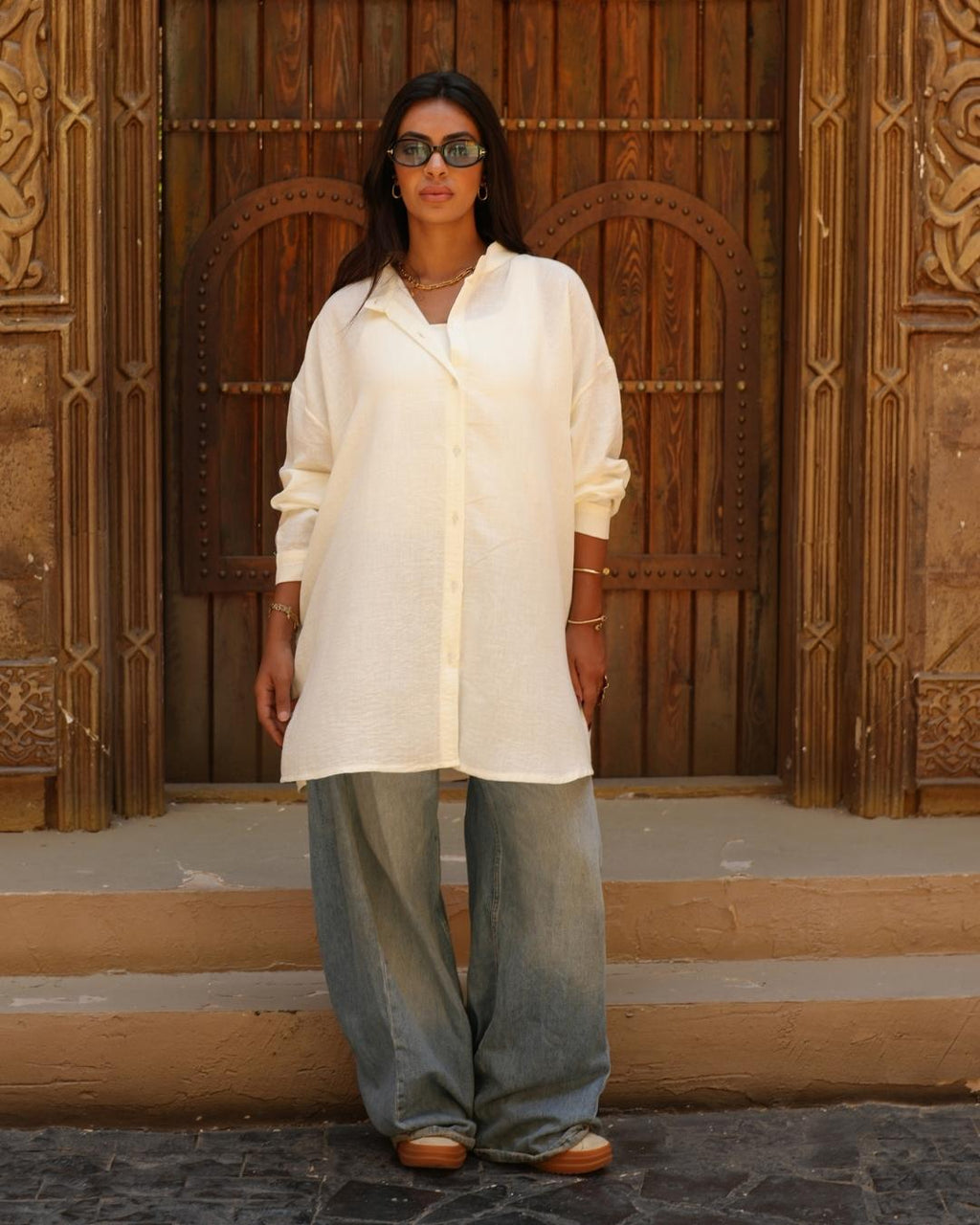 Oversized Linen Shirt