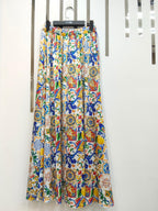 Flora Silk Skirt image 17