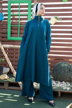 Tricot 2pcs Maxi Set - Dark Teal, Medium image