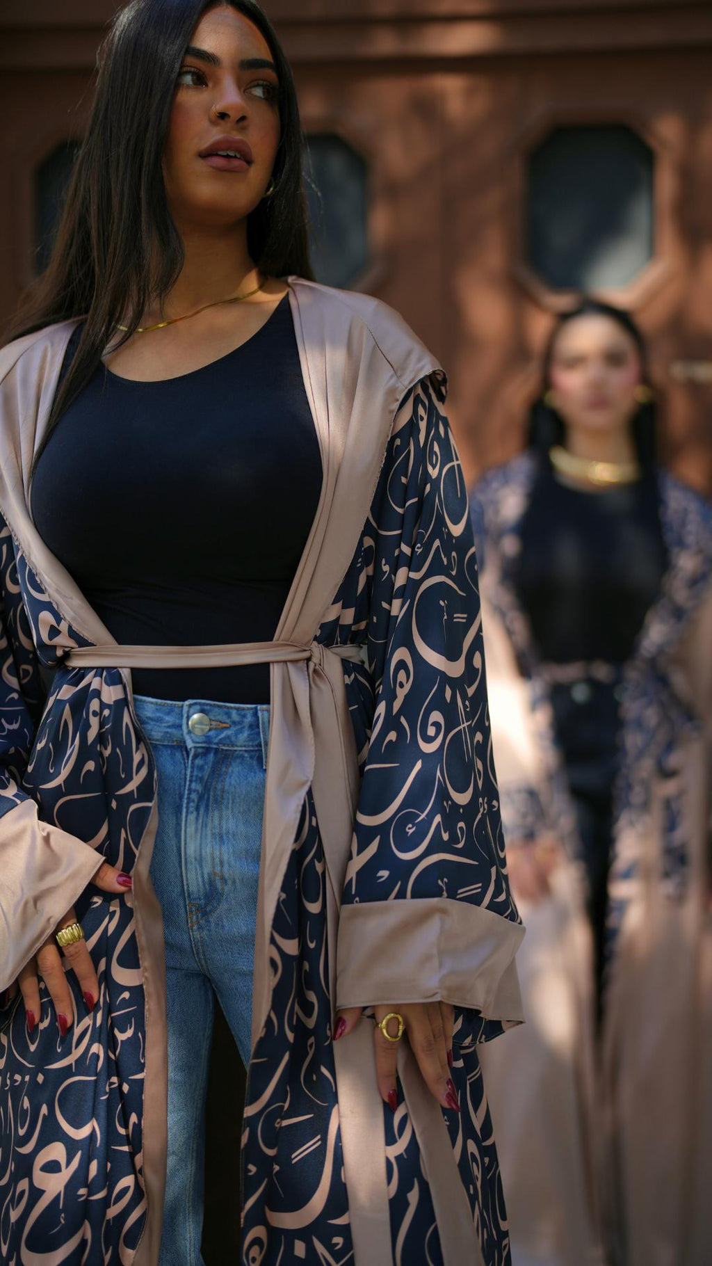 Layali Double-Faced Kaftan image 0