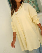 Oversized Linen Shirt