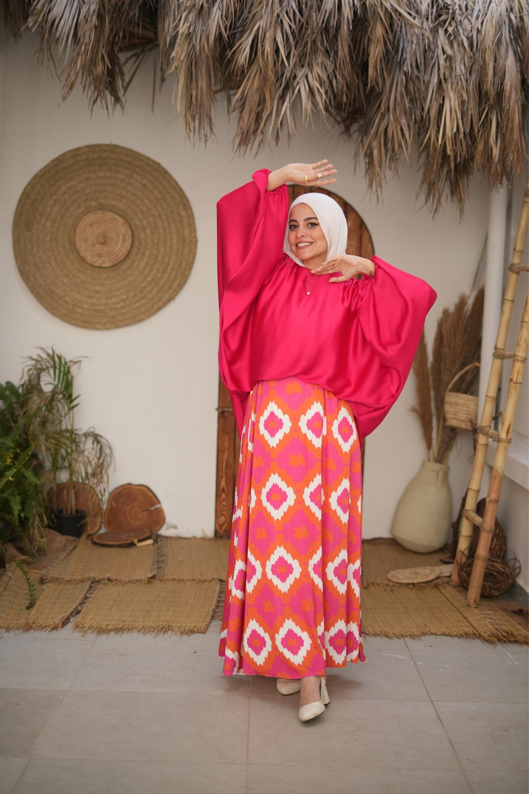 Pink Waves Skirt image 4