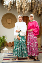 Flora Silk Skirt image 34