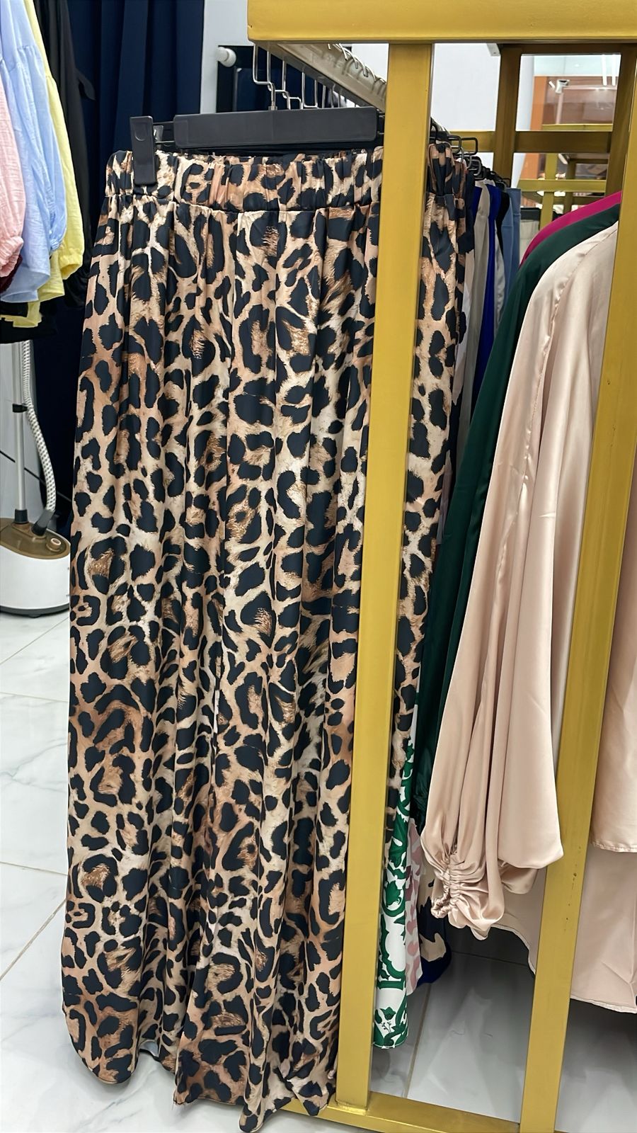 Silk Wide-Leg Pants