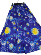 Flora Silk Skirt - Starry Night image