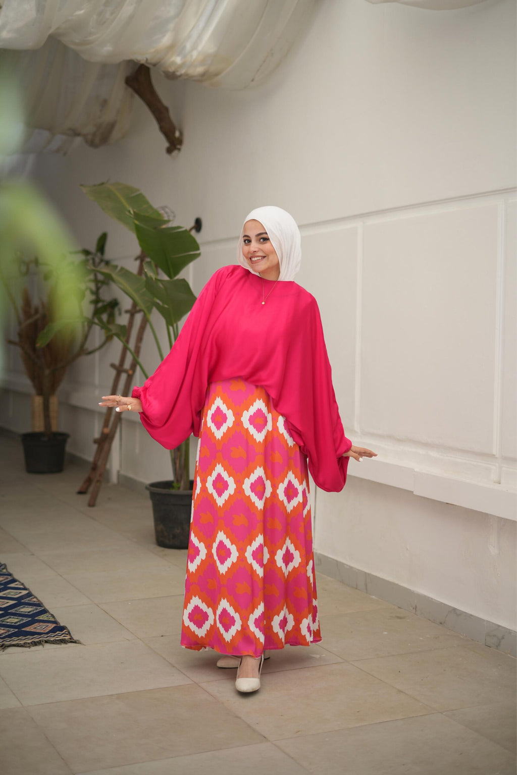 Pink Waves Skirt image 0