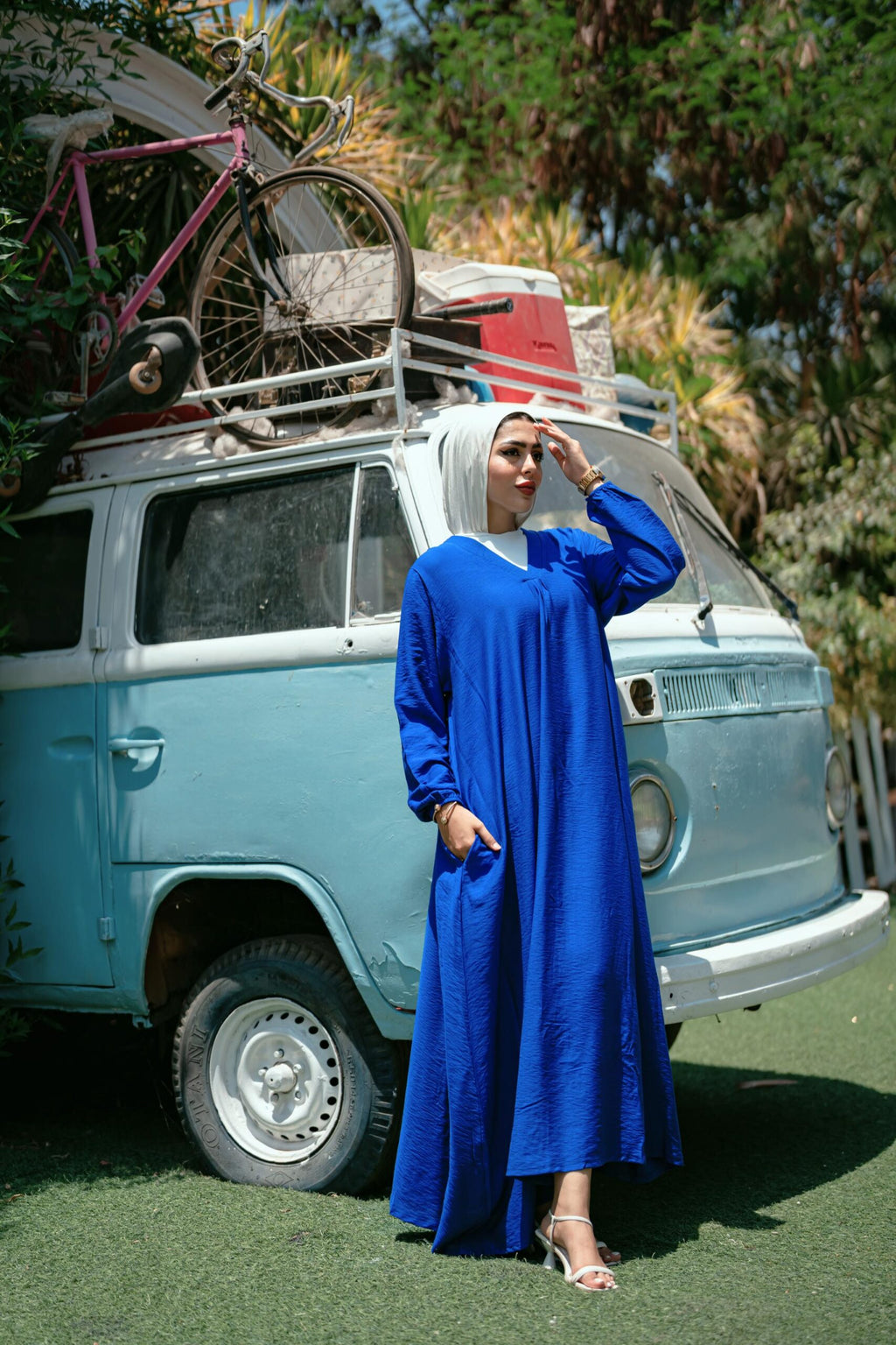 Linen VeeBreeze Dress image 5