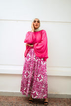 Flora Silk Skirt image 30